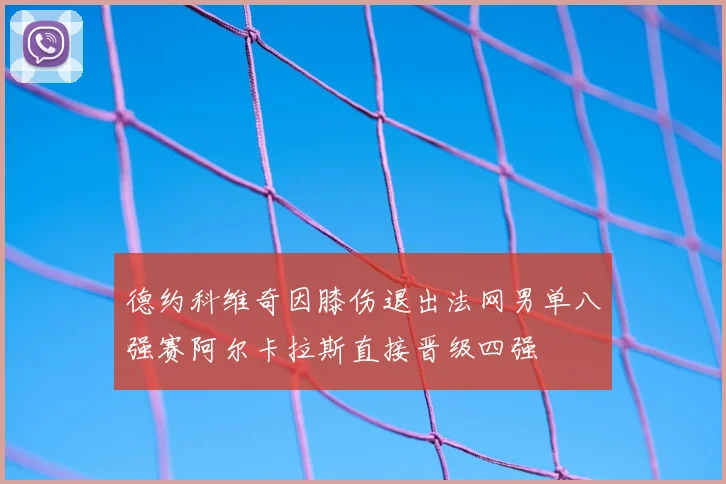 德约科维奇因膝伤退出法网男单八强赛阿尔卡拉斯直接晋级四强
